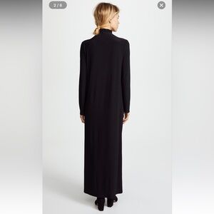 Norma Kamali Black Long Sleeve turtleneck gown medium